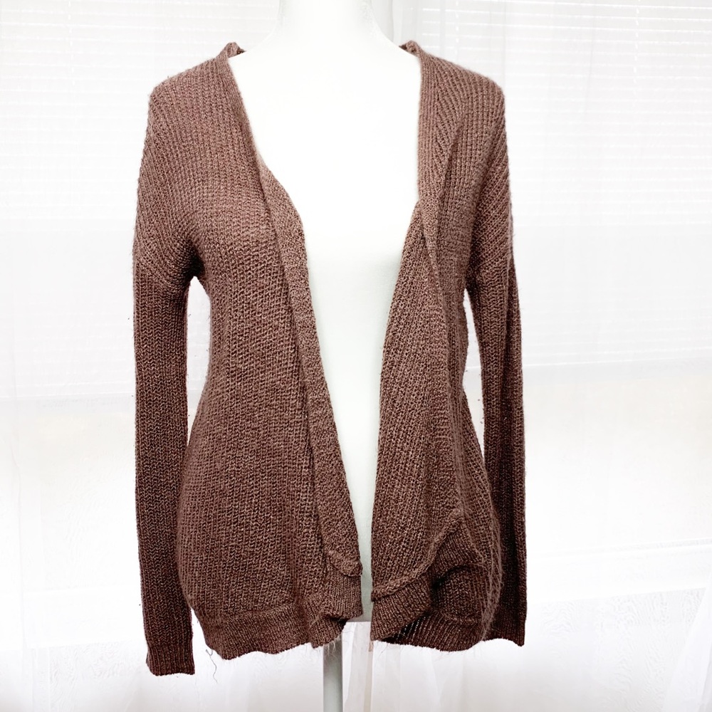 Dusty Purple Knit Cardigan XS